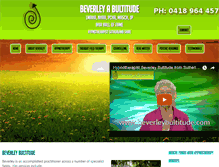 Tablet Screenshot of beverleybultitude.com.au